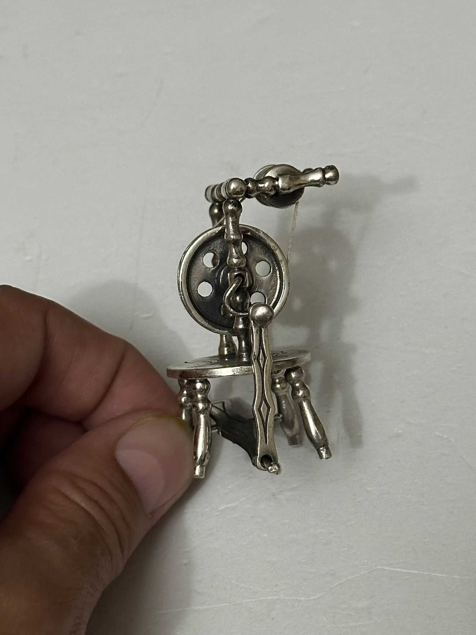MINIATURA ARGINT 925 - ROATA DE TORS - Medusa - Oro - 50g. - Vintage !