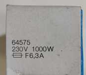 Osram-Halogen 64575-230V/400W