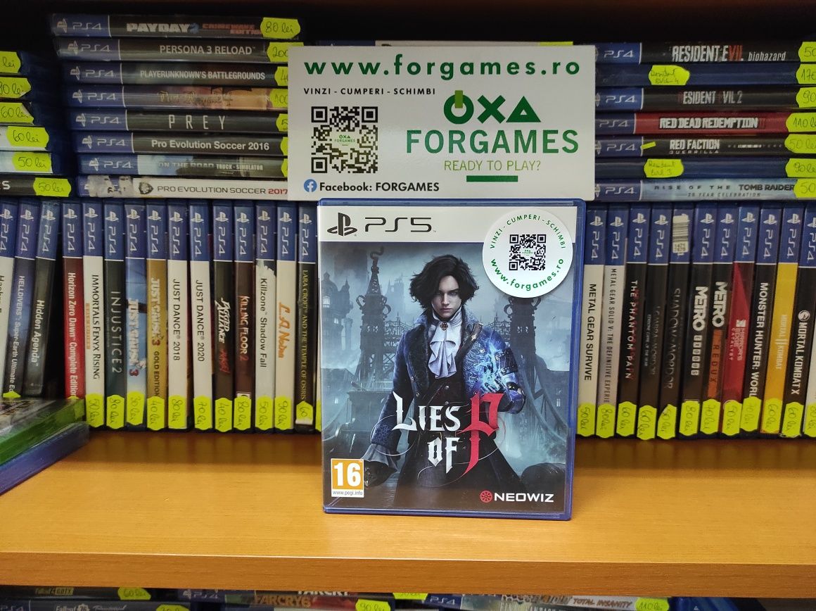 Vindem jocuri PS4 Lies of P PS5 Forgames.ro