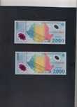 Bancnote de 2000 lei 1999 cu eclipsa.