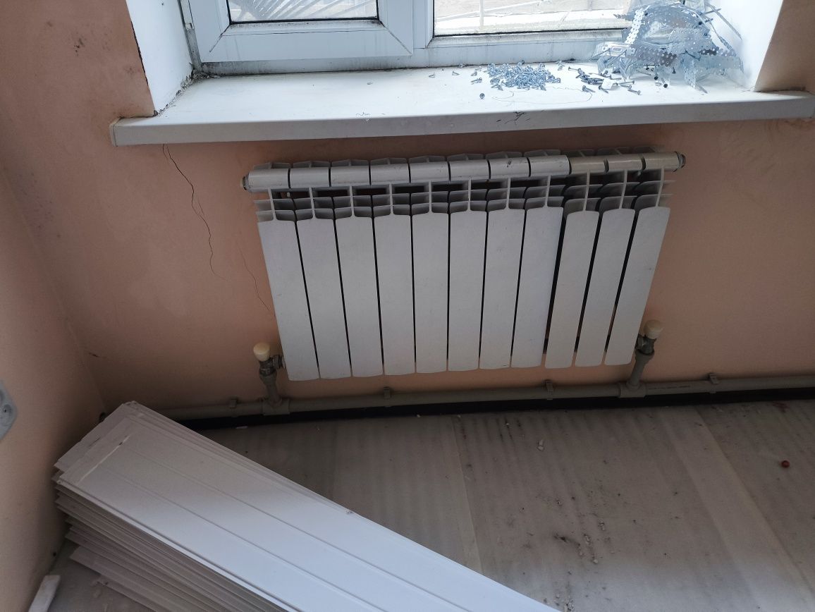 Продаются радиаторы отопления бу и система отопления