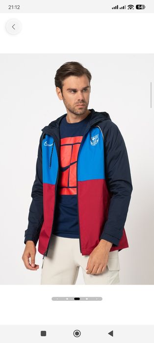 Jacheta impermeabila Nike Barcelona