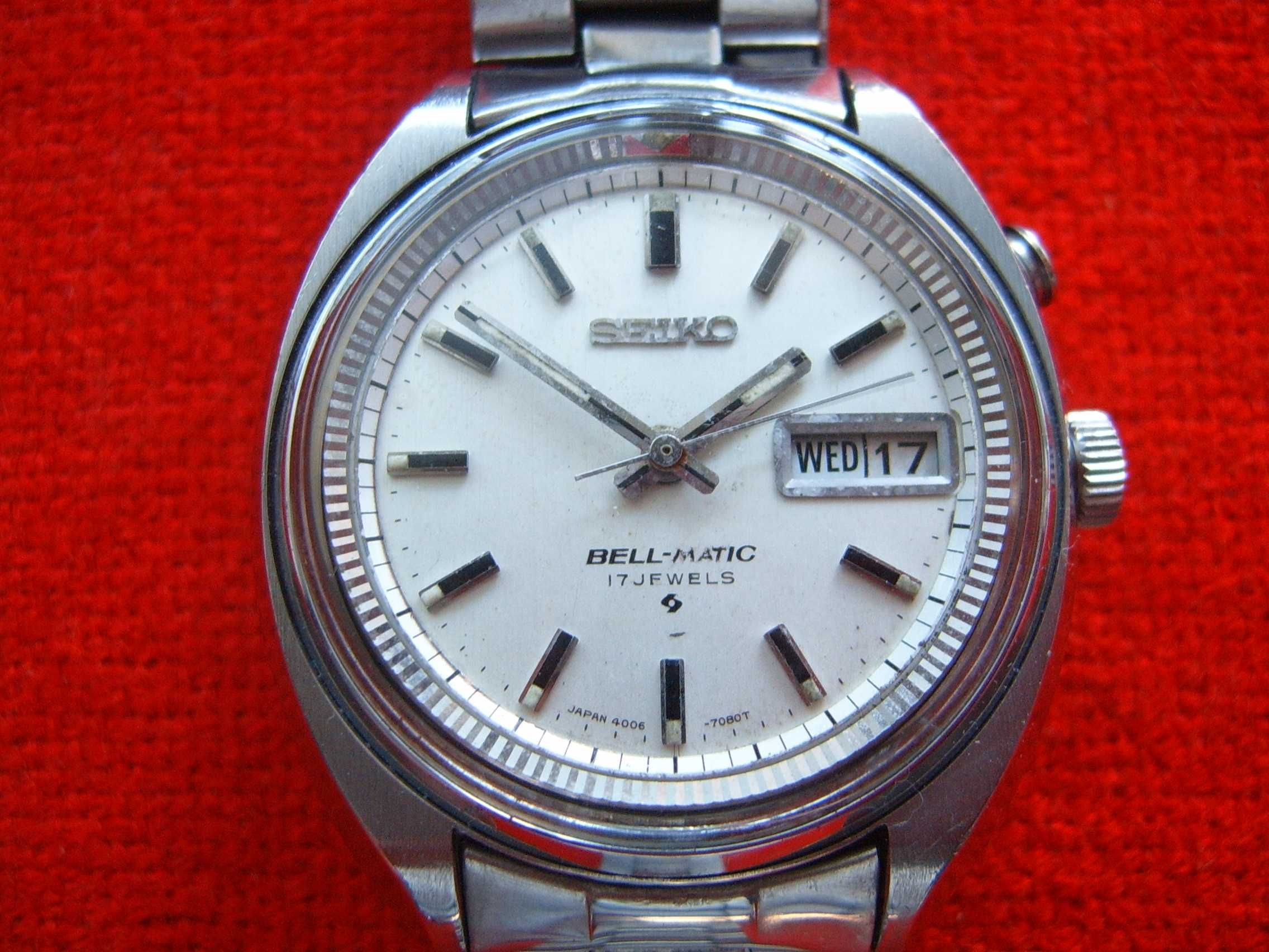 Seiko Bell-Matic 4006-7001  Мъжки ръчен часовник будилник,автоматик