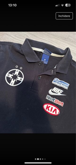 Tricou polo cu FCSB