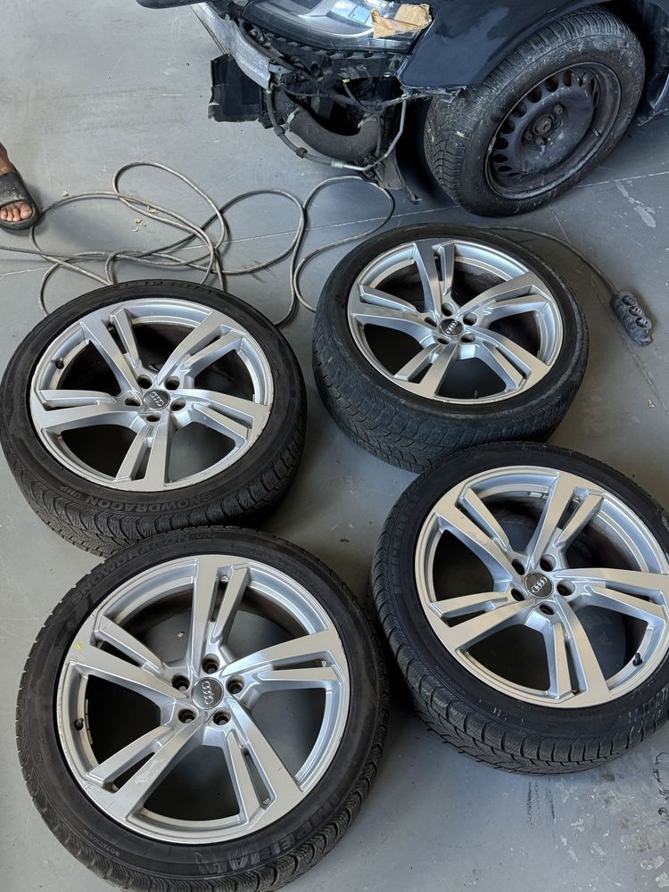 Джанти с гуми оригинални Audi 20 цола 5х112 , 66.5