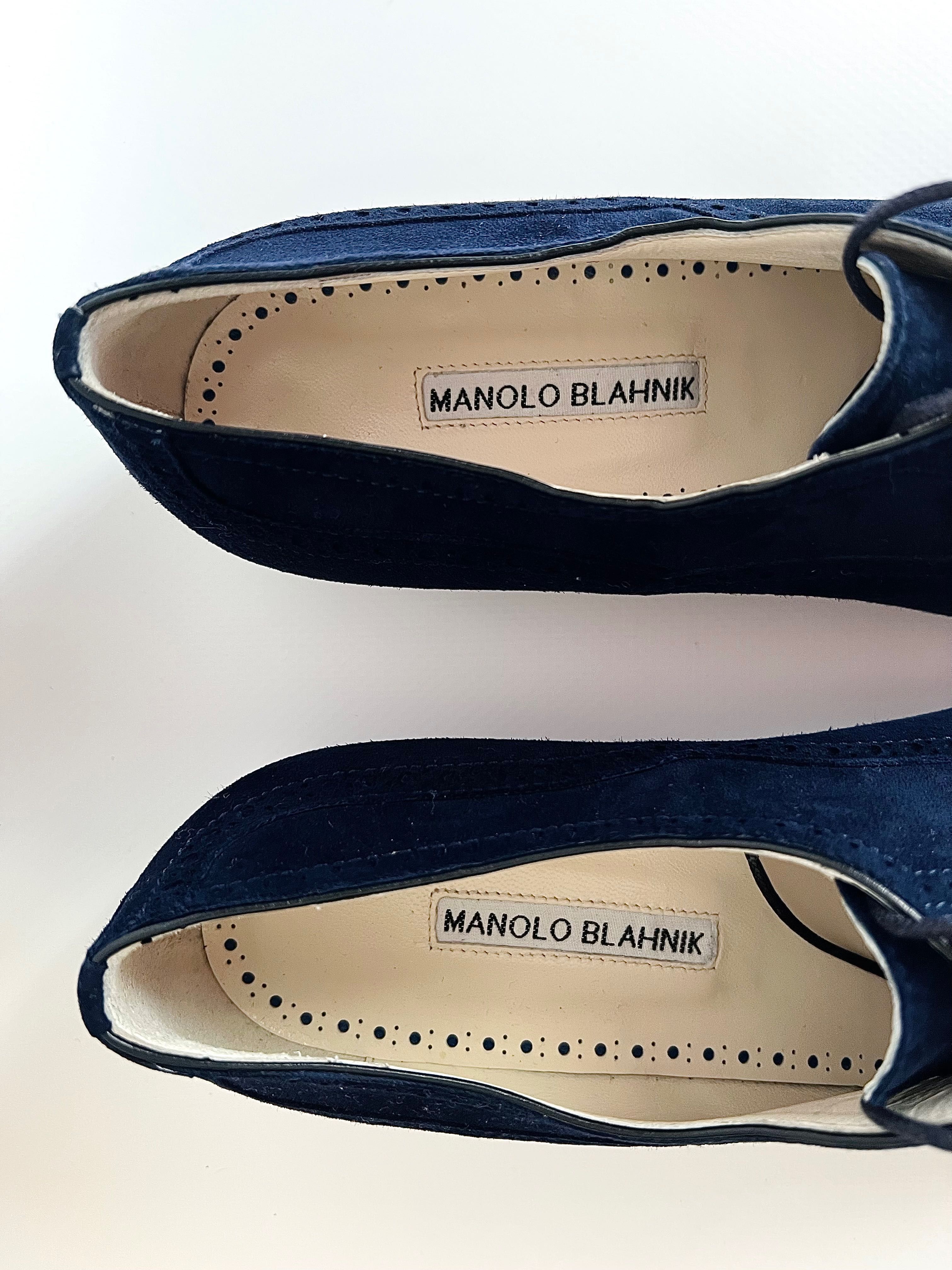 Оксфорды Manolo Blahnik