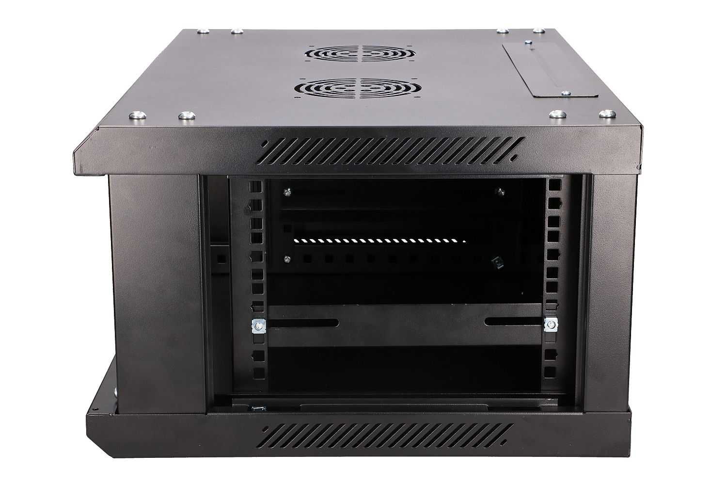 Rack 4U 600x450 Negru Montaj Pe Perete