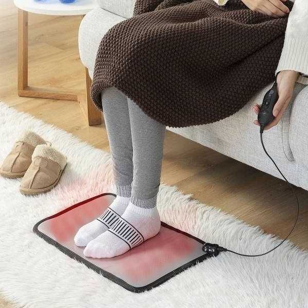 Covoras incalzitor pentru picioare 2 trepte de temperatura 50W 50x30cm