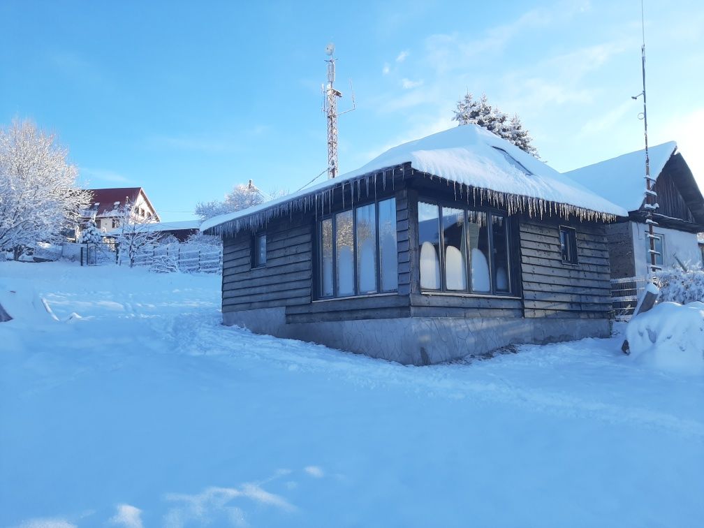 Cabana   în  Mtii Parâng . Zona Rusu