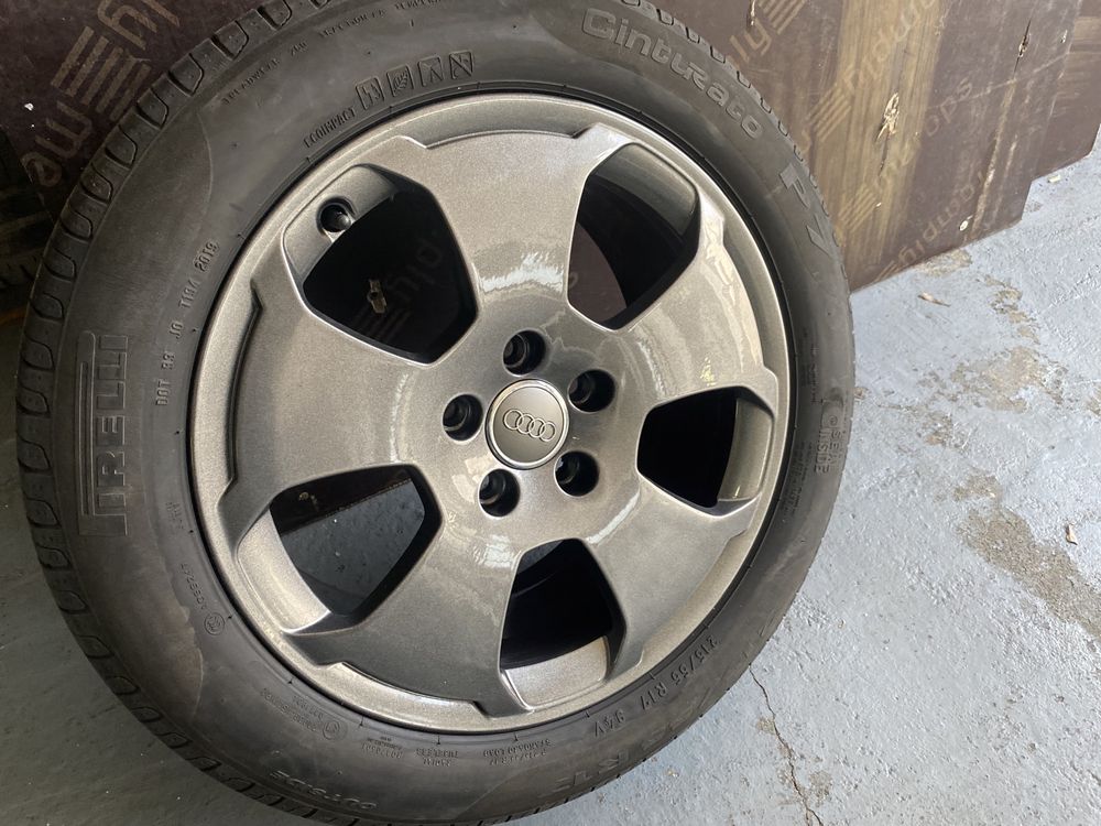 Jante 17 roti vara VW Passat B8 Audi Q2  jante + anv 215/55R17 Pirelli