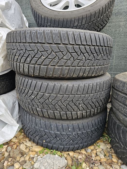 Jante Aliaj R16 Bmw 5×120 Cauciucuri iarna 205 55 R16