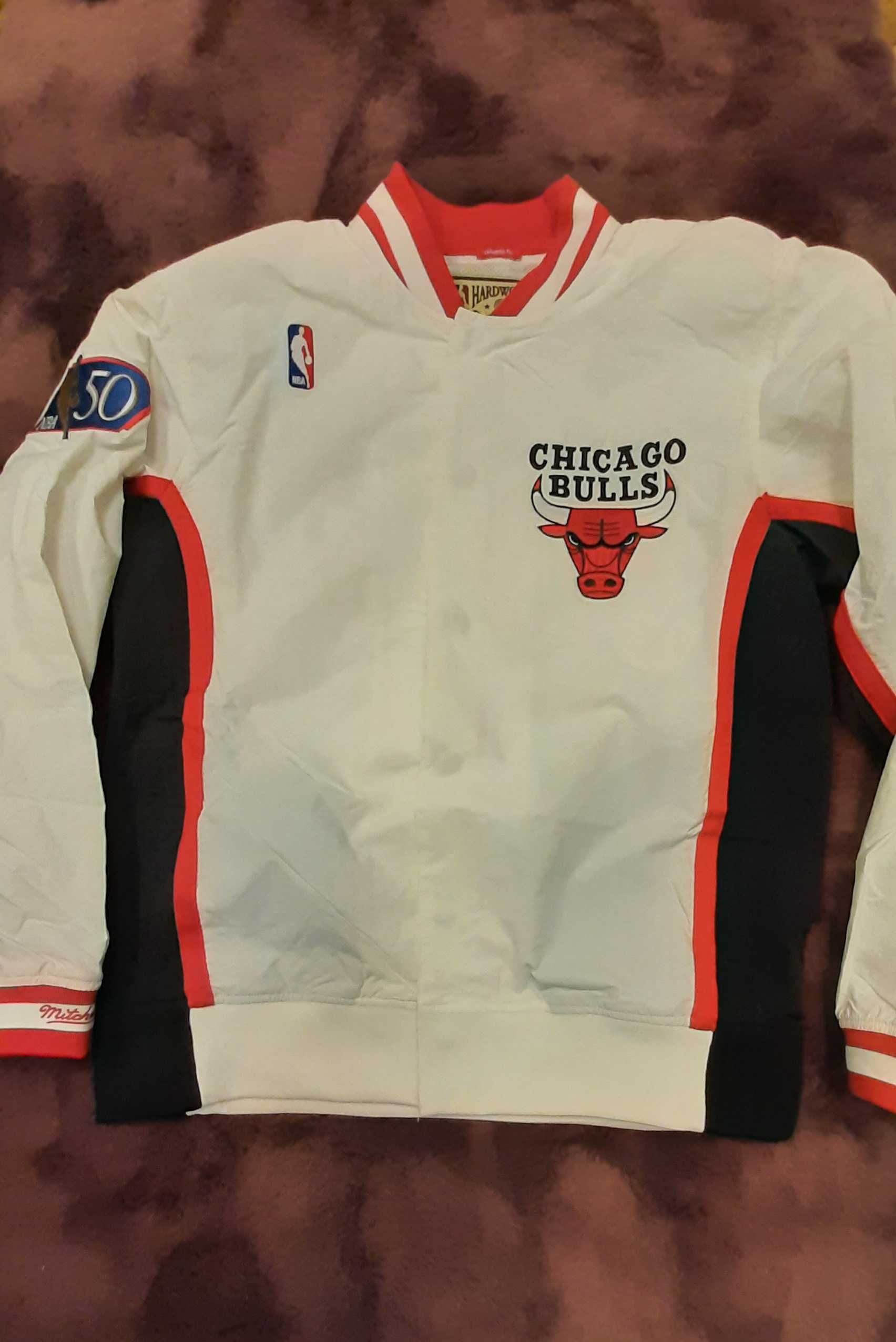 Bluza barbati chicago bulls nike air jordan baschet nba mitchell ness