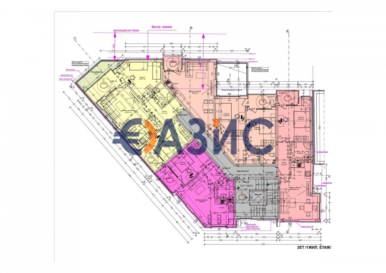 Продава се Тристаен апартамент в Бургас, Център - 114 кв.м за 1856 €/кв.м - Снимка #10