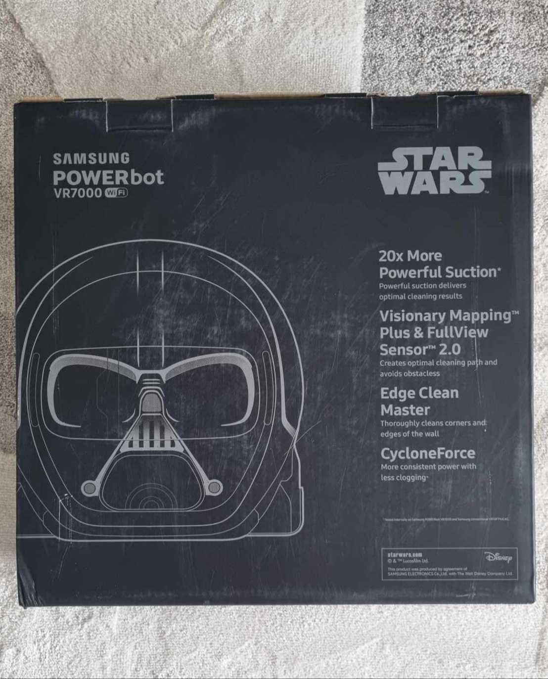 Намалена! Прахосмукачка Darth Vader Samsung VR10M703PW9/GE, 80W, Wi-Fi
