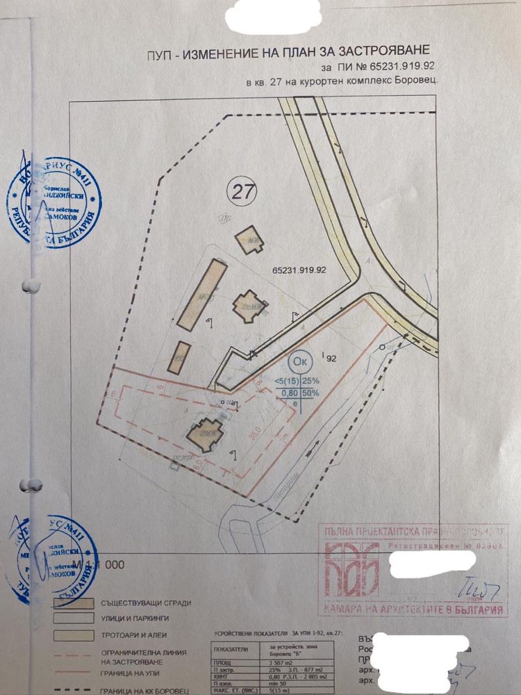 Боровец продава парцел