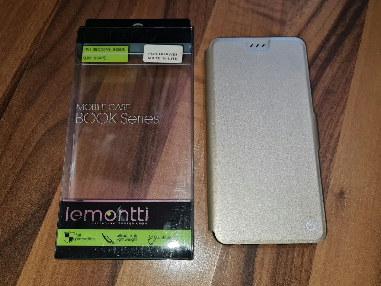 Husa flip originala Lemontti Magnetic Book Case Huawei Mate 10 Lite