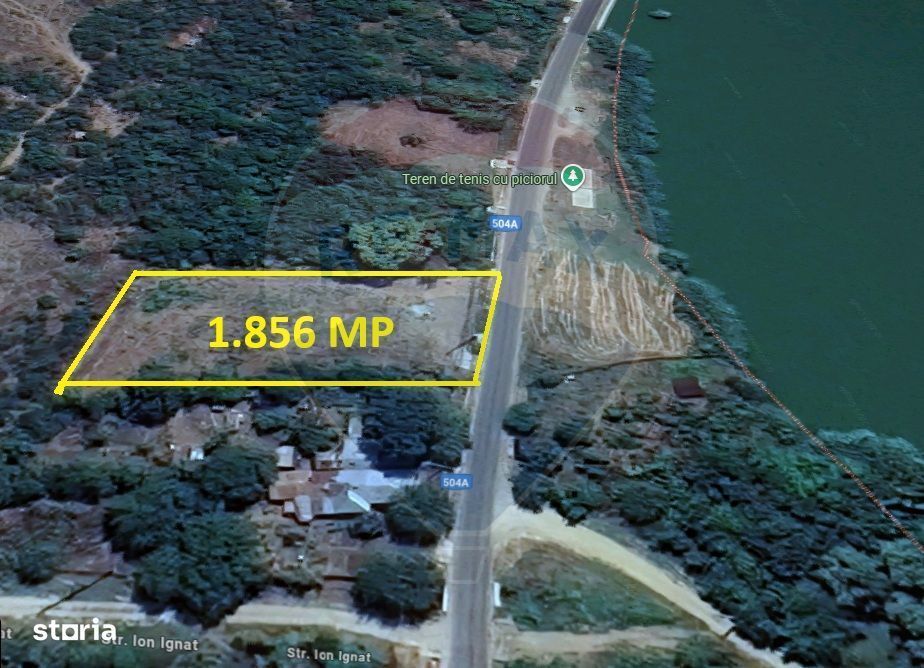 Teren 1856 mp la DJ504A, Drăghiceanu – zonă liniștită