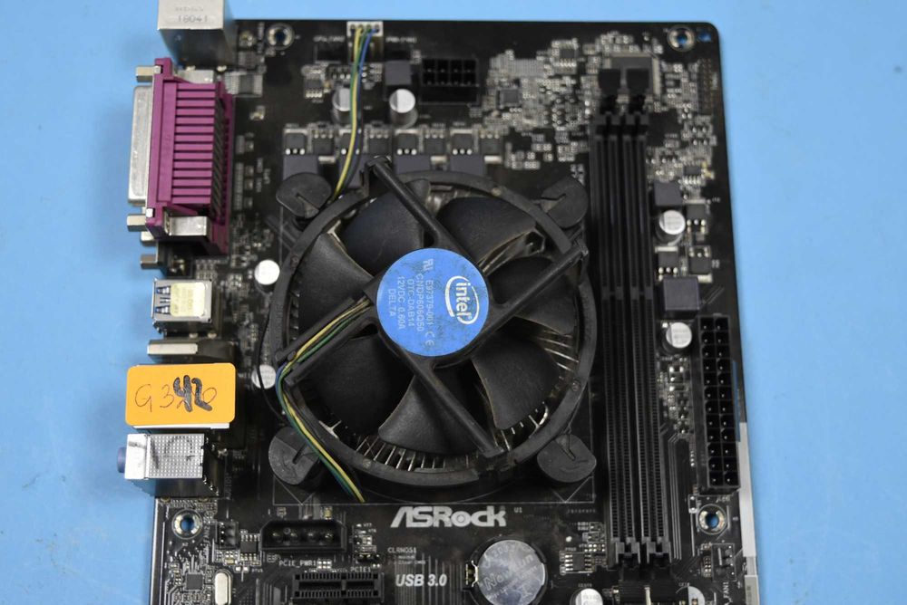 Asrock H81 Pro BTC + Intel Pentium G3420 + COOLER