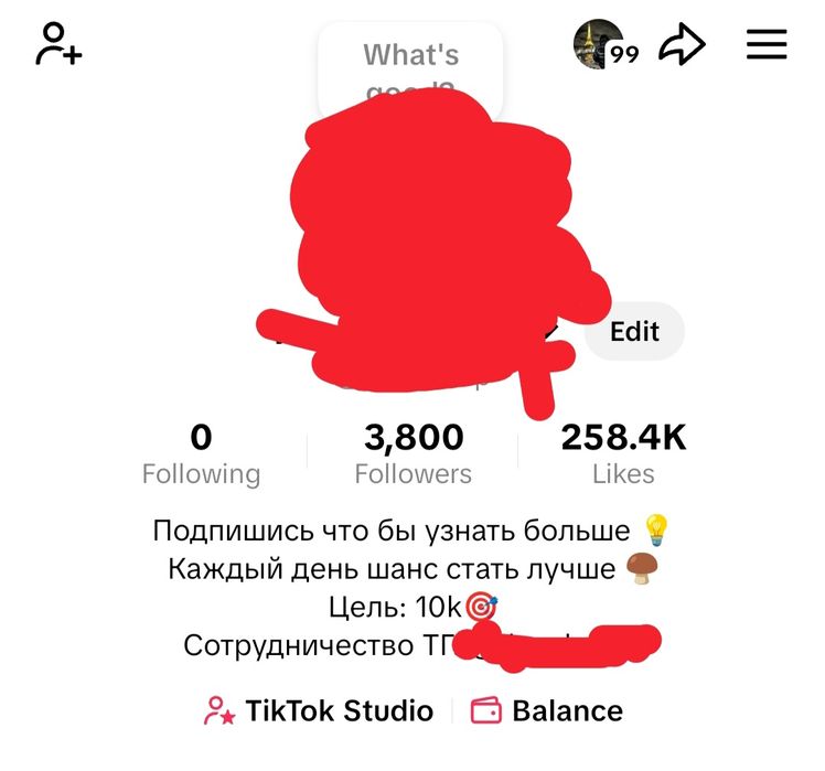 Продам TikTok аккаунт с монетизацией