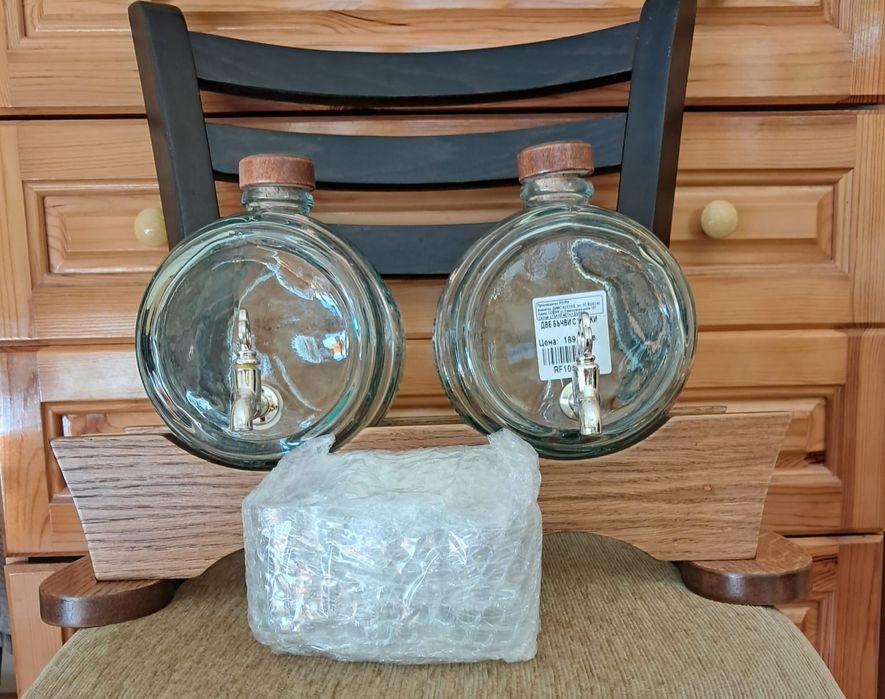 Чисто нови стъклени буренца