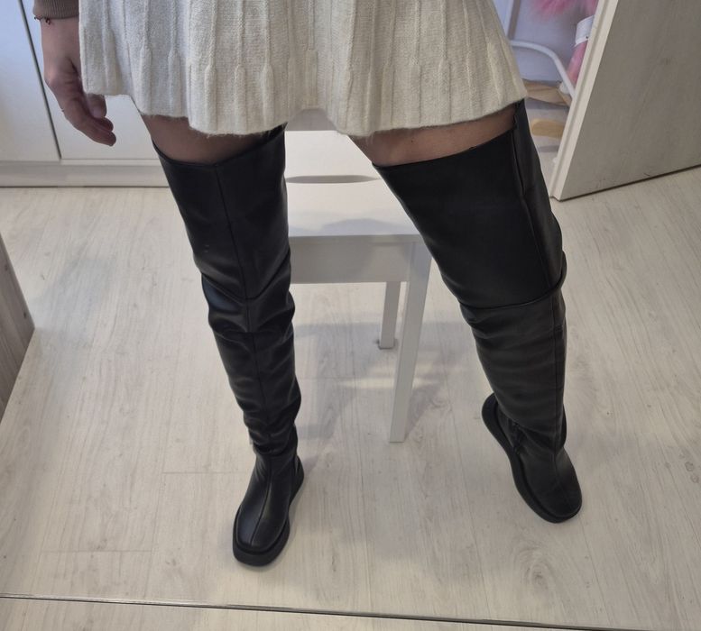 Cizme lungi peste genunchi Jenny Fairy ENERGY-02HZ Czarny marimea 36