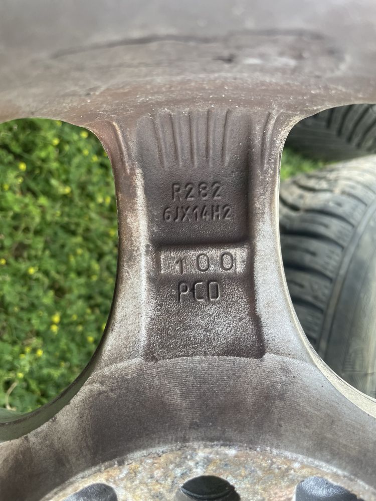 4x100 14" Всесезонни гуми с джанти Мишелин Michelin Crossmate