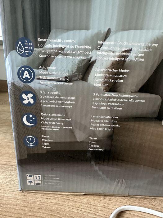 Umidificator Philips, NanoCloud, 3 viteze