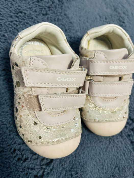 Pantofi Geox piele intoarsa copii 22