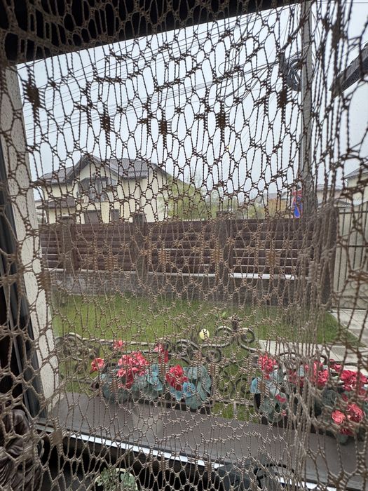 Vand perdele pentru galerie tip bara 6 bucati 140x222 cm