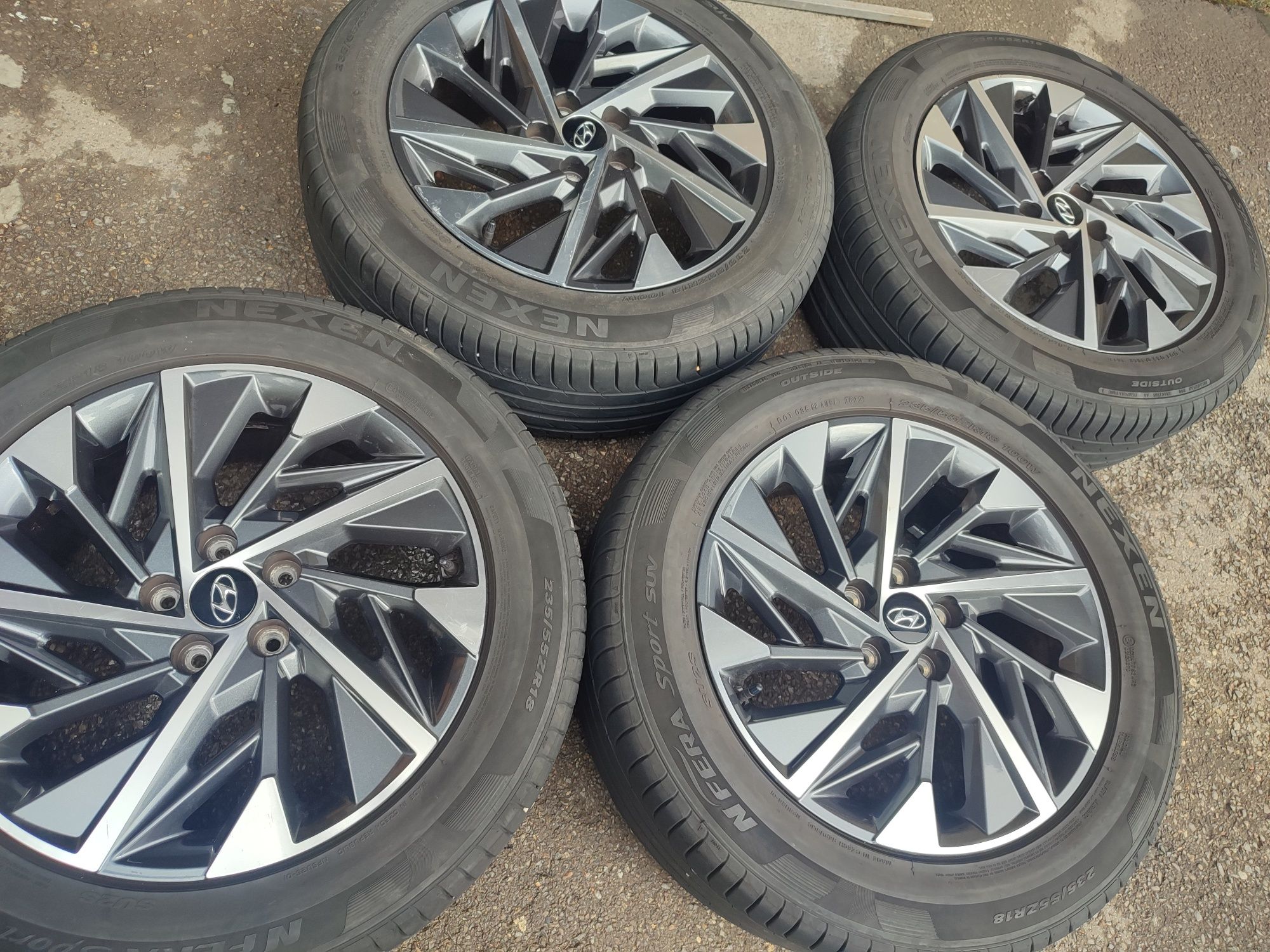 18" оригинални алуминиеви джанти за Hyundai Tucson/Kia.