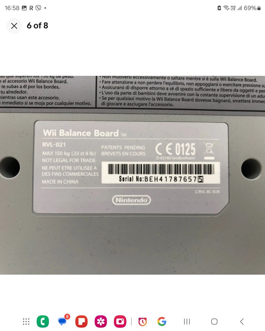 Wii balance board нинтендо fitness