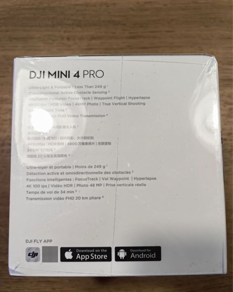 Запечатанный квадрокоптер Dji Mini 4 Pro с [RC-N2]
