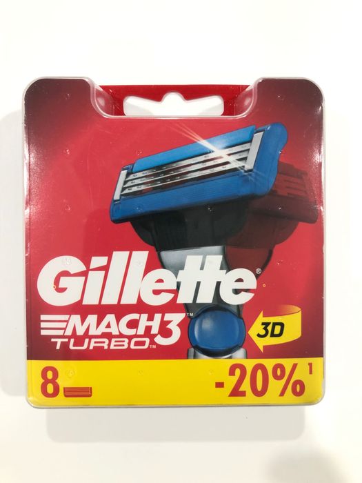 Gillette Mach3 Turbo Fusion Proglide Касеты для бритья