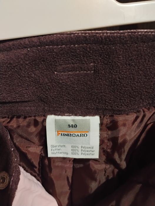 Pantaloni schi fete 140 cm 10 ani