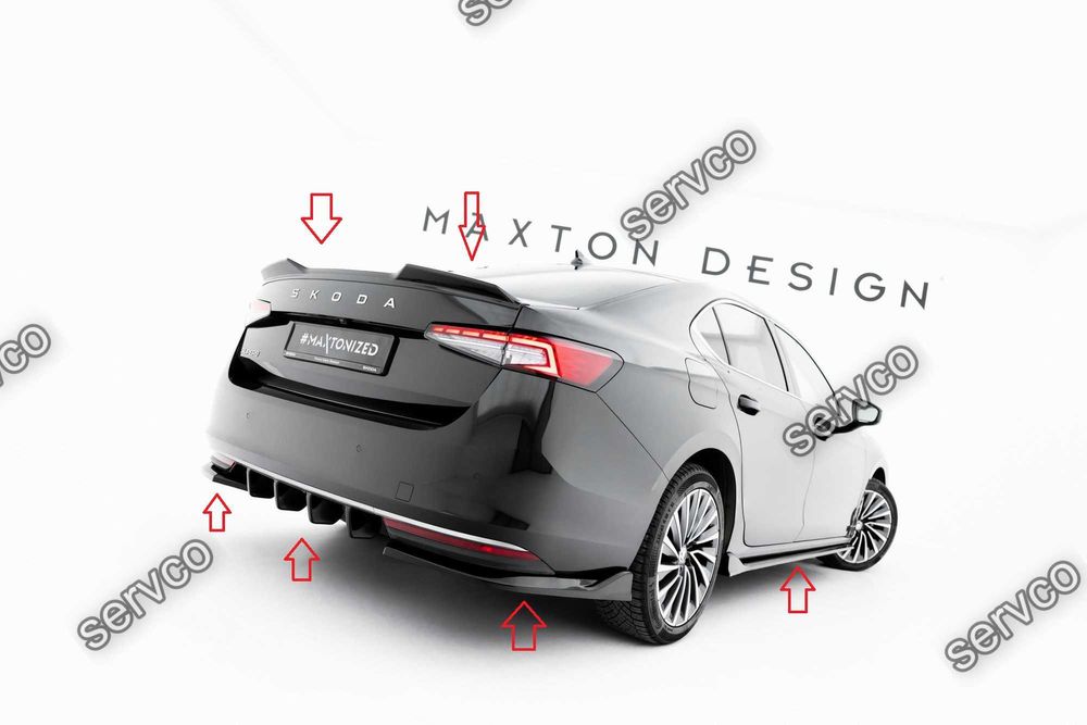 Pachet Body kit tuning Skoda Superb Sedan Mk4 2024- v4 - Maxton Design
