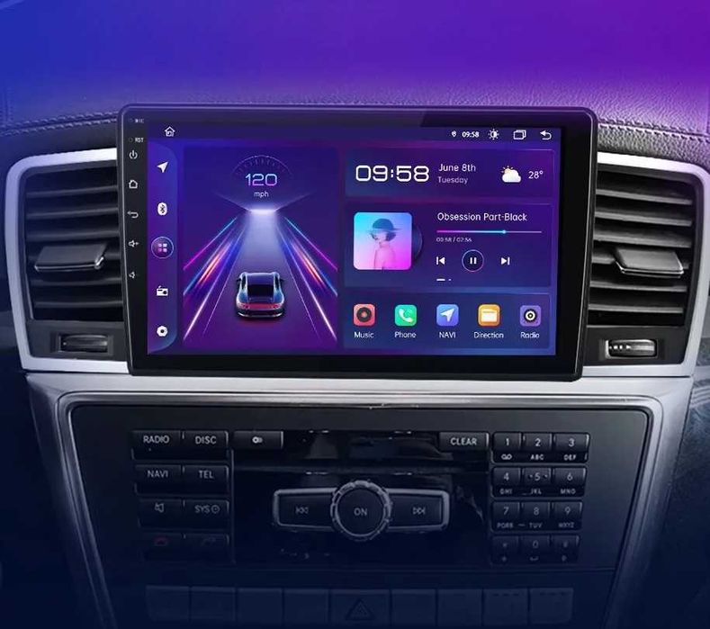 Мултимедия за Mercedes Benz ML GL W166 X166 навигация Android 2DIN