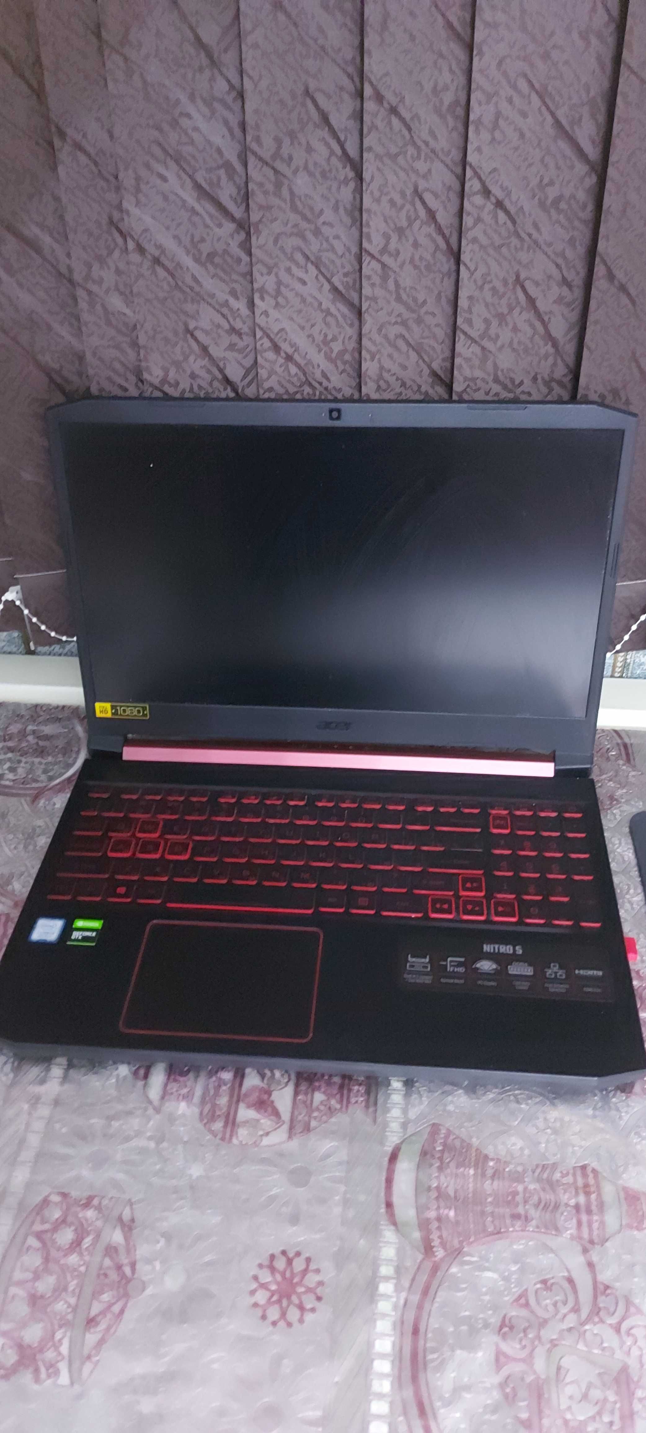 Игровой ноутбук acer nitro 5 (i5/16gb/512ssd/1650