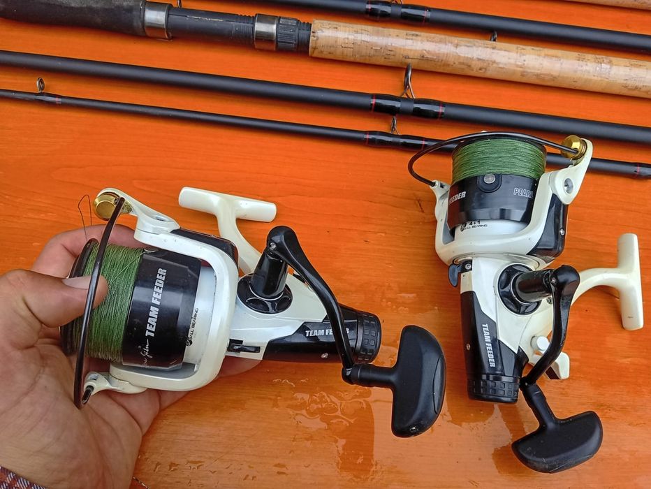 Lansete fl aqua feeder 3.90m 180gr 3 segmenți