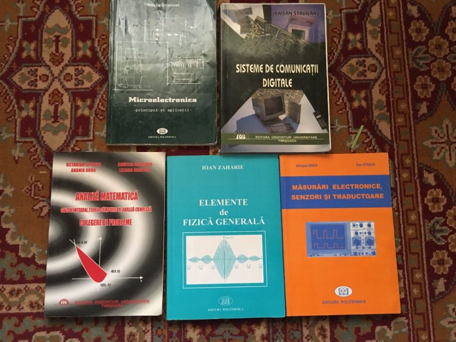 Colectie manuale, culegeri Politehnica Timisoara AC anii 2000