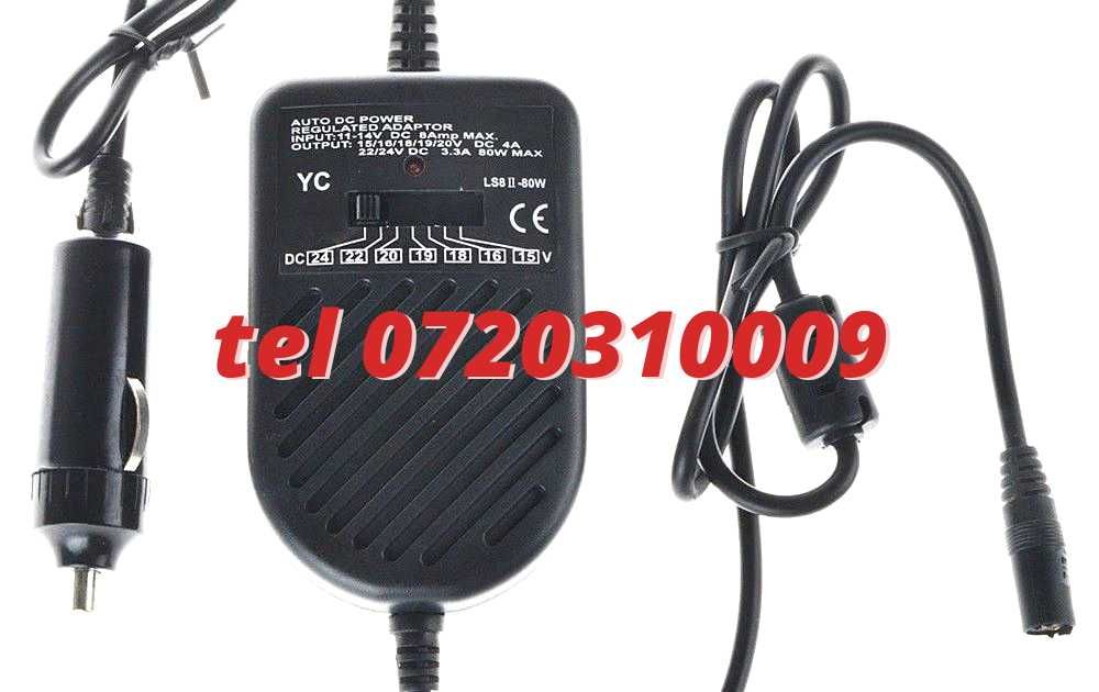 Incarcator Universal De Masina Auto Dc Adaptor Alimentare Notebook La