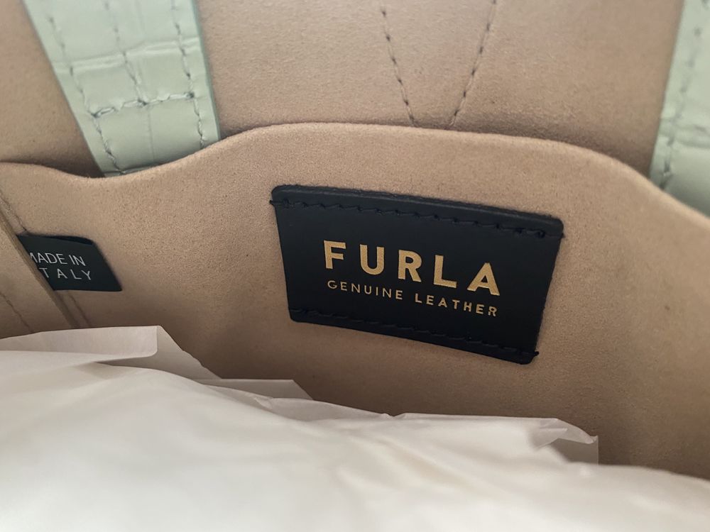 FURLA NET Tote Mini Menthe.100% оригинал с всички документи!Нов модел