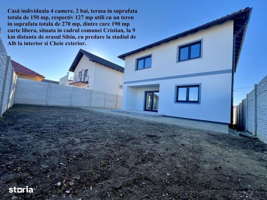 Comision 0% - Proprietar vand Casa individuala 150 mp si Teren 270 mp
