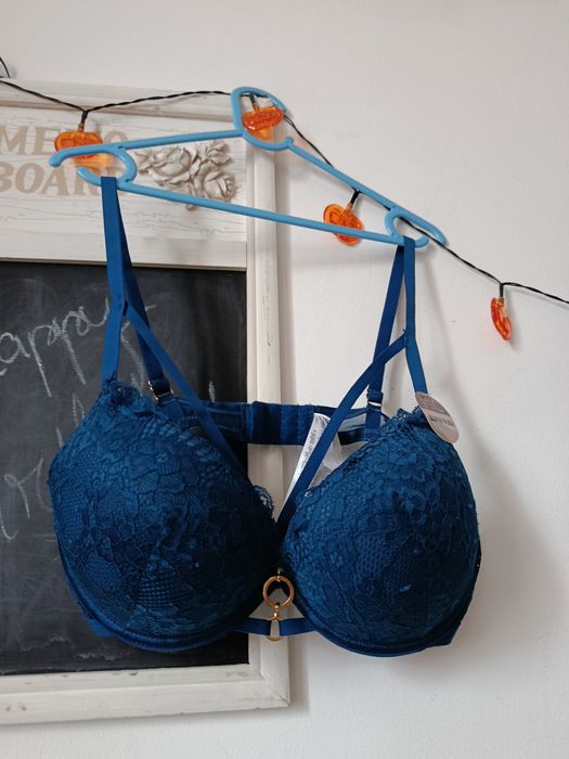 Sutien nou sexy cu model bondage cu pietricele 75C