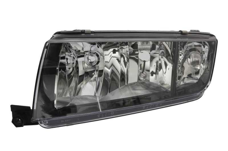 фарове  фар Skoda Fabia Шкода Фабиа нови фарове черни-хромирани Н7 Н3