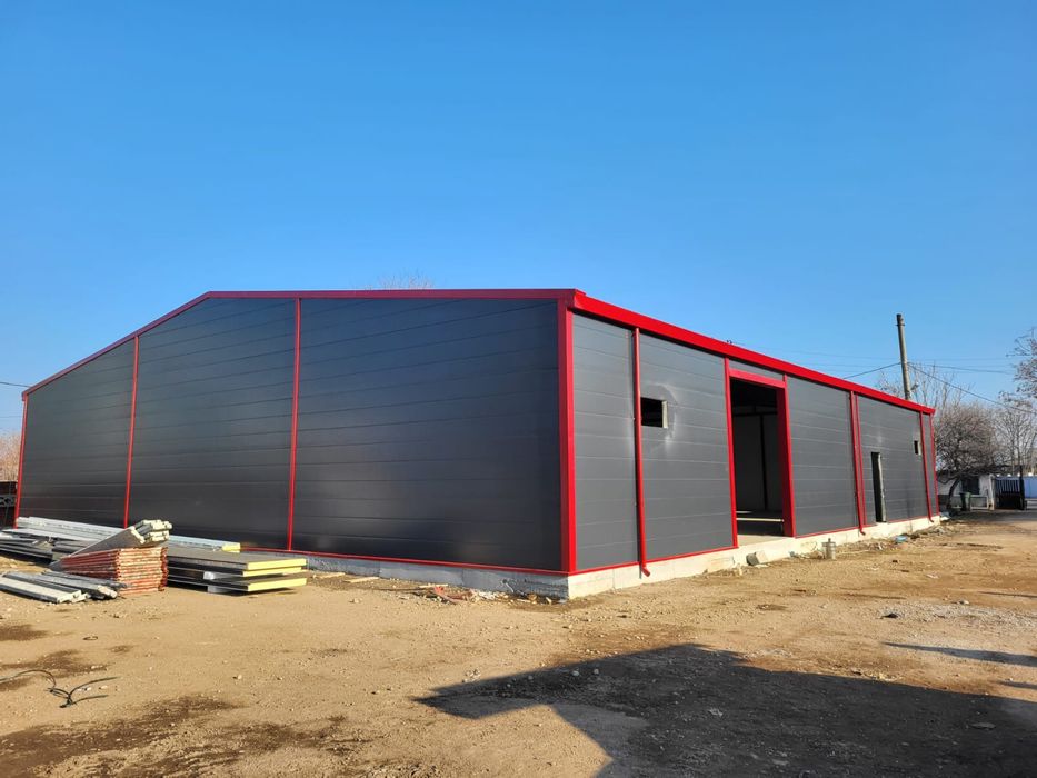 Hala pe structura metalica 20x35 invelita