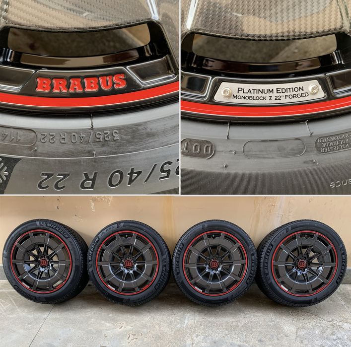 Джанти Мерцедес ГЛС ГЛЕ 63АМГ 22 цола зимни Mercedes GLS 63 AMG BRABUS