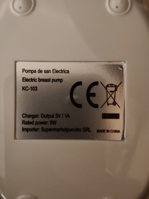 Pompa de san electrica Kidscare