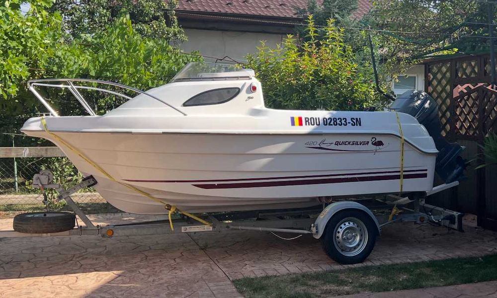 Barca Quicksilver Flamingo motor Yamaha , 40cp + perridoc inmatriculat