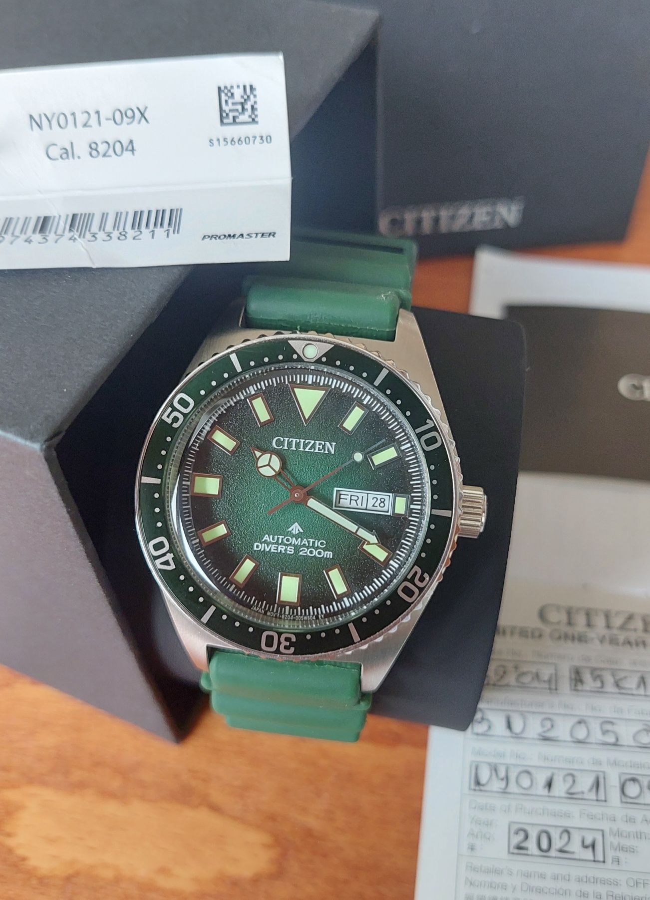 Часовник Citizen Promaster Diver Challenge NY0121-09X