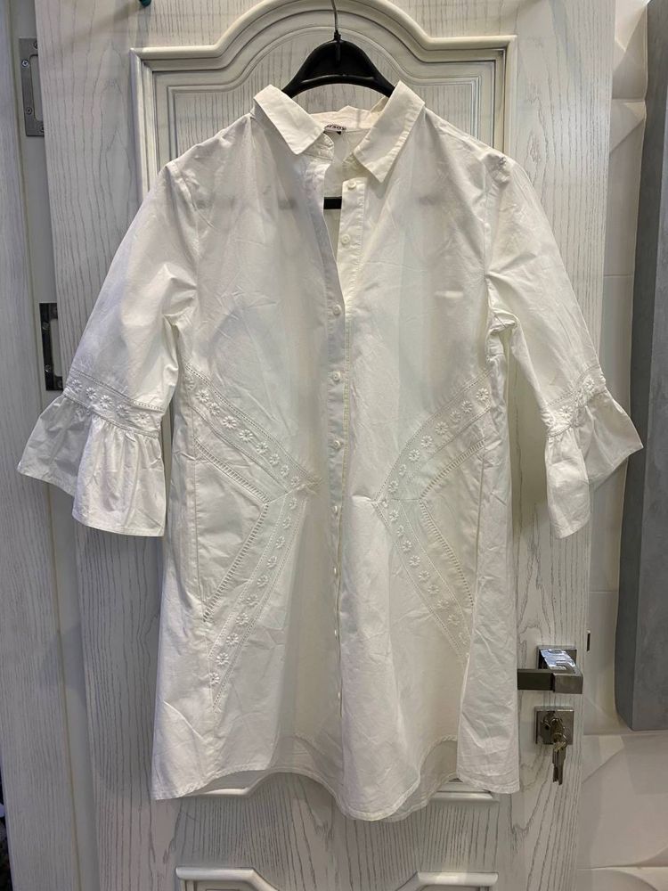 Белое платье рубашка Orsay